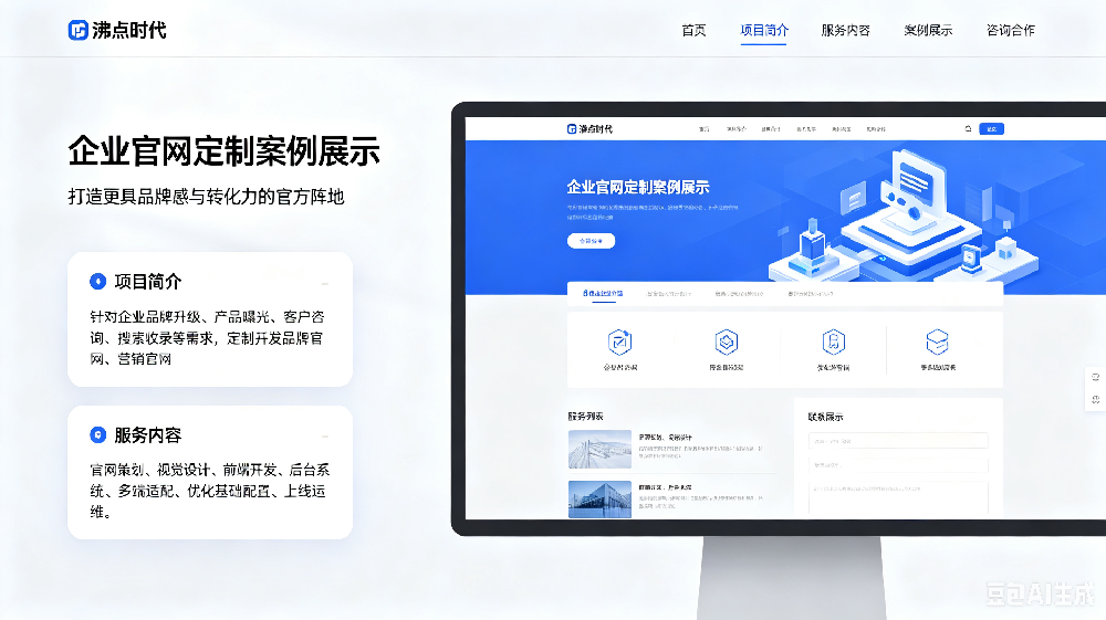 企业官网定制建设案例